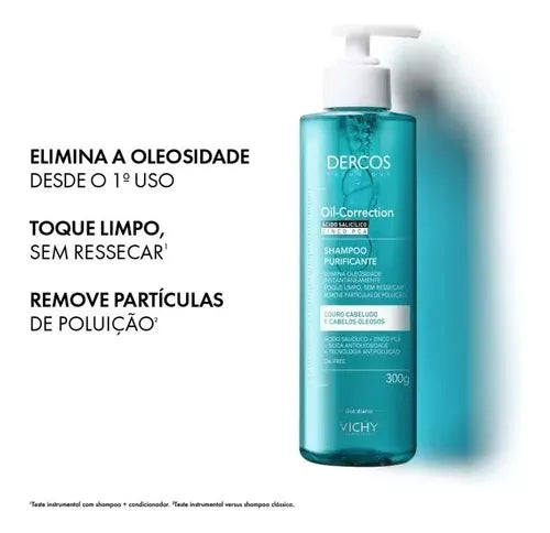 Kit Shampoo + Condicionador Dercos Oil Correction