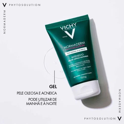 NORMADERM PHYTOSOLUTION GEL DE LIMPEZA ANTI-ACNE COM ACIDO SALICILICO 150G