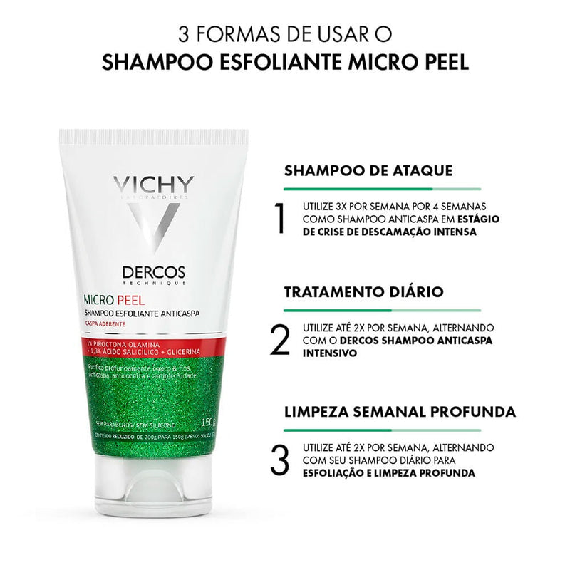 Dercos Micro Peel – Shampoo Esfoliante – 150ml