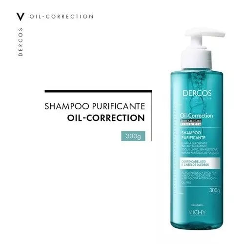 Kit Shampoo + Condicionador Dercos Oil Correction