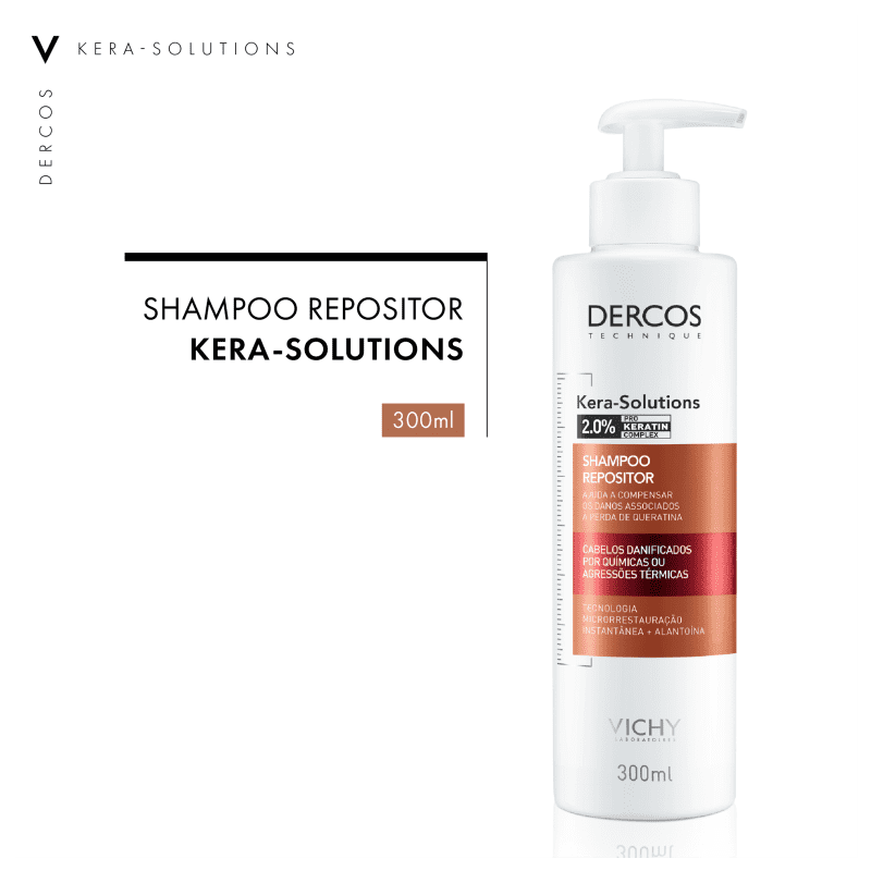 DERCOS KERA-SOLUTIONS SHAMPOO REPOSITOR – CABELOS DANIFICADOS