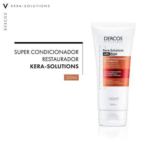 DERCOS SUPER CONDICIONADOR RESTAURADOR COM PRO KERATIN COMPLEX